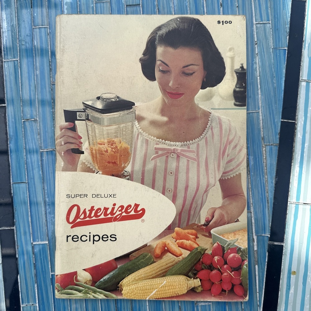 Vintage MCM Blender OSTER Osterizer Retro Booklet 1960 Oster Recipes‎ Cookbook